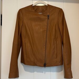 Women's Tan Leather Jacket